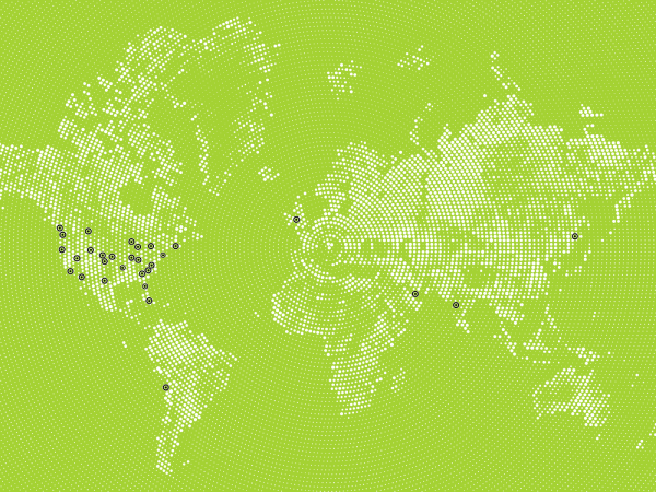 History locations map graphic